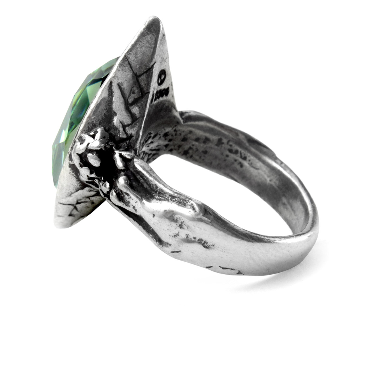 アクセサリー ALCHEMY GOTHIC: Earthly Delights ring \"N Absinthe Fairy Spirit Crystal Ring - Alchemy of England