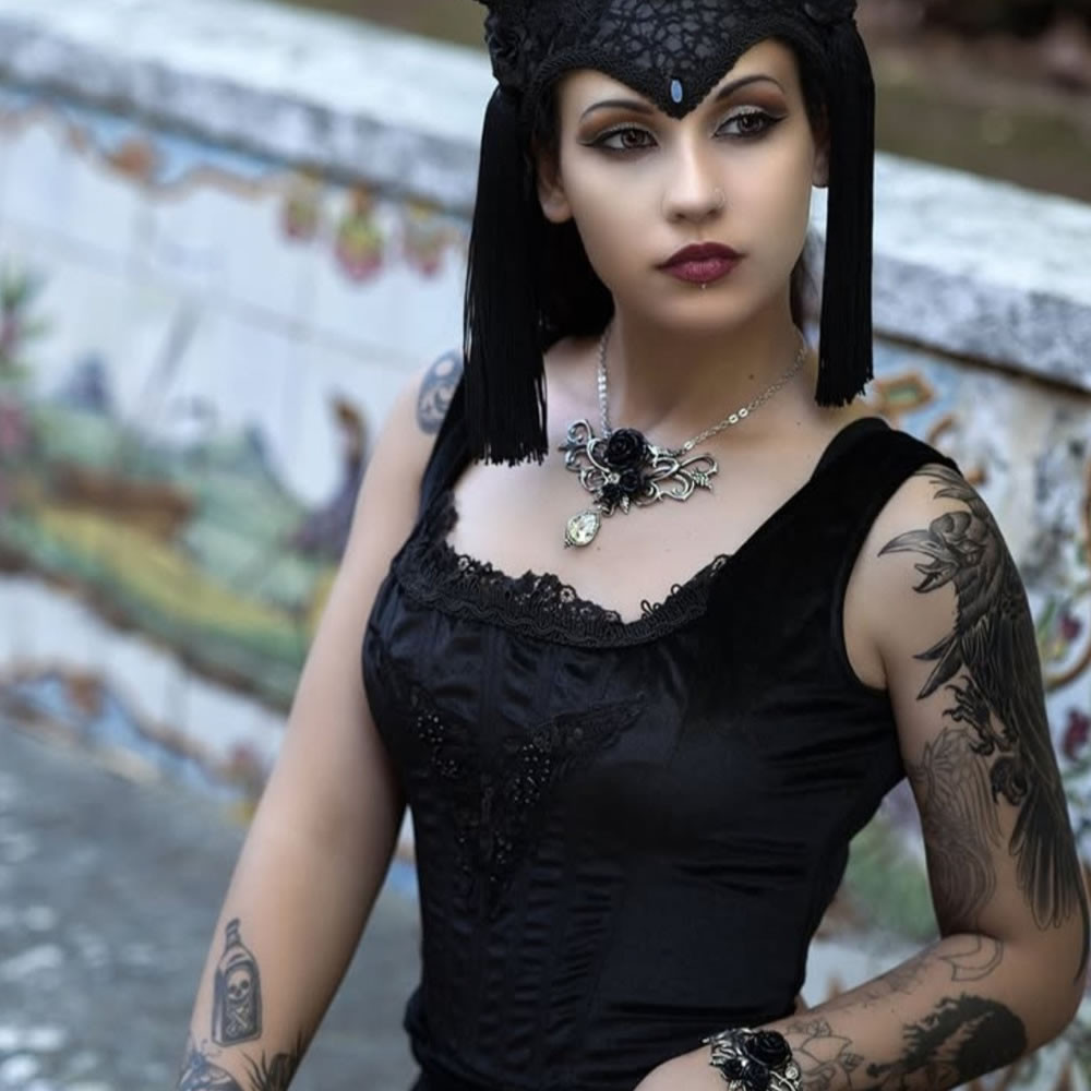 服/ファッション ALCHEMY GOTHIC: BACCHANAL ROSE necklace Bacchanal Rose Necklace | Handmade Gothic Jewelry | Alchemy