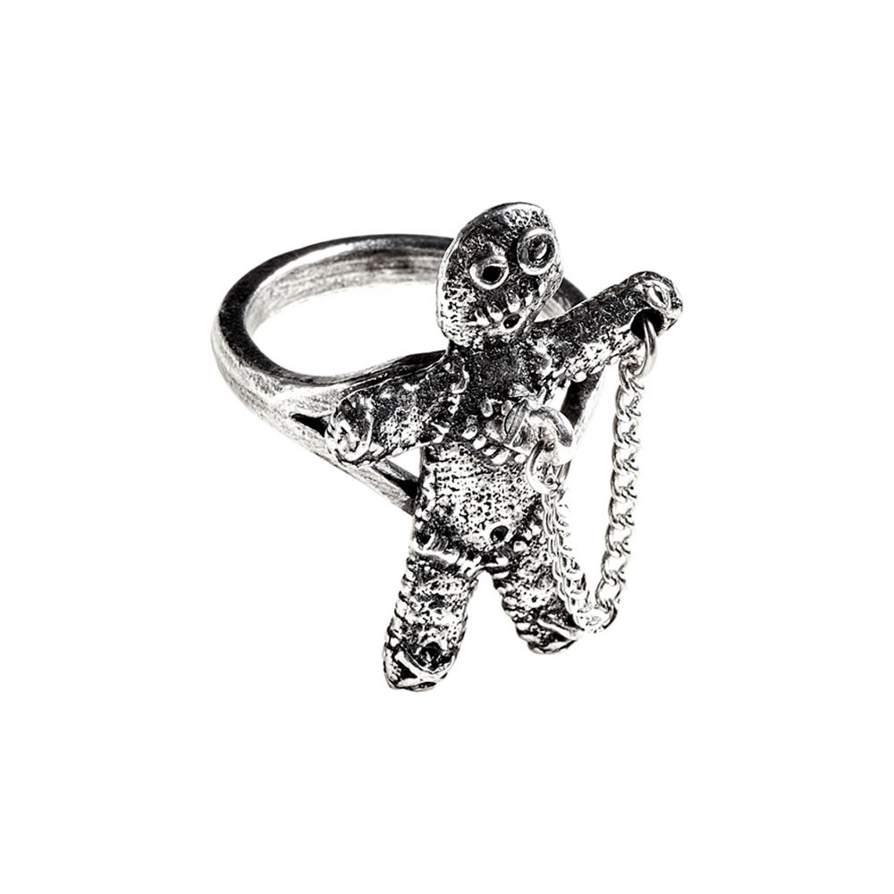 Voodoo Doll Ring | Handmade Gothic Jewelry | Alchemy