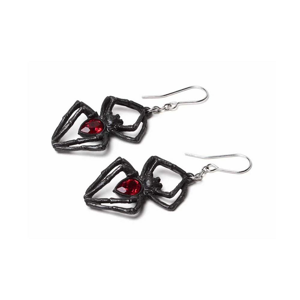 Black Widow Earrings | Handmade Gothic Jewelry | Alchemy Black Widow Earrings | Handmade Gothic Jewelry | Alchemy