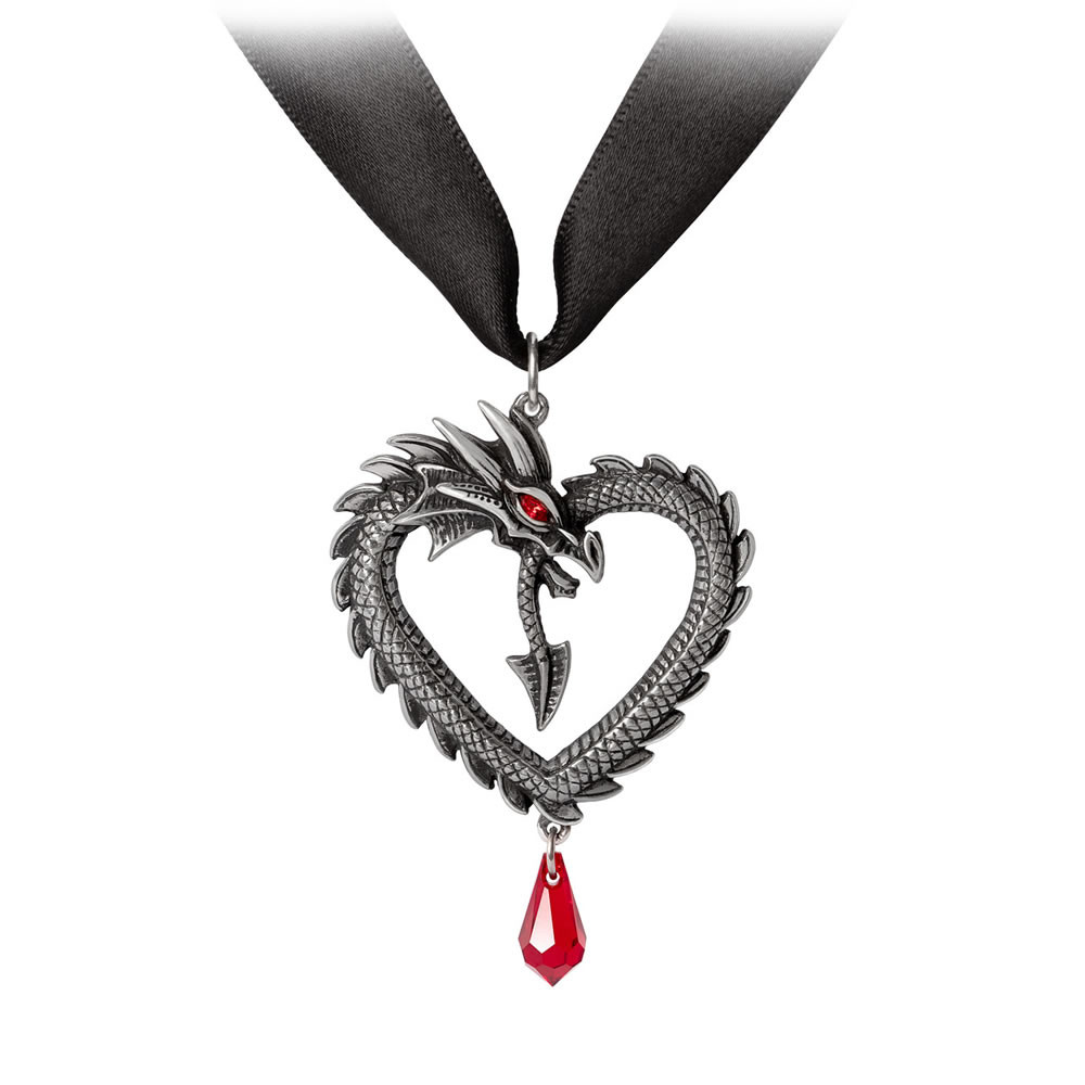 Vouivre Pendant | Handmade Gothic Jewelry | Alchemy Vouivre Pendant | Handmade Gothic Jewelry | Alchemy