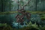 World Frog Day: Black Paddock Frog Pendant