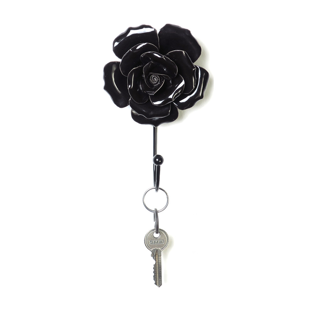 Black Rose Hanger/Tie Back - Alchemy of England