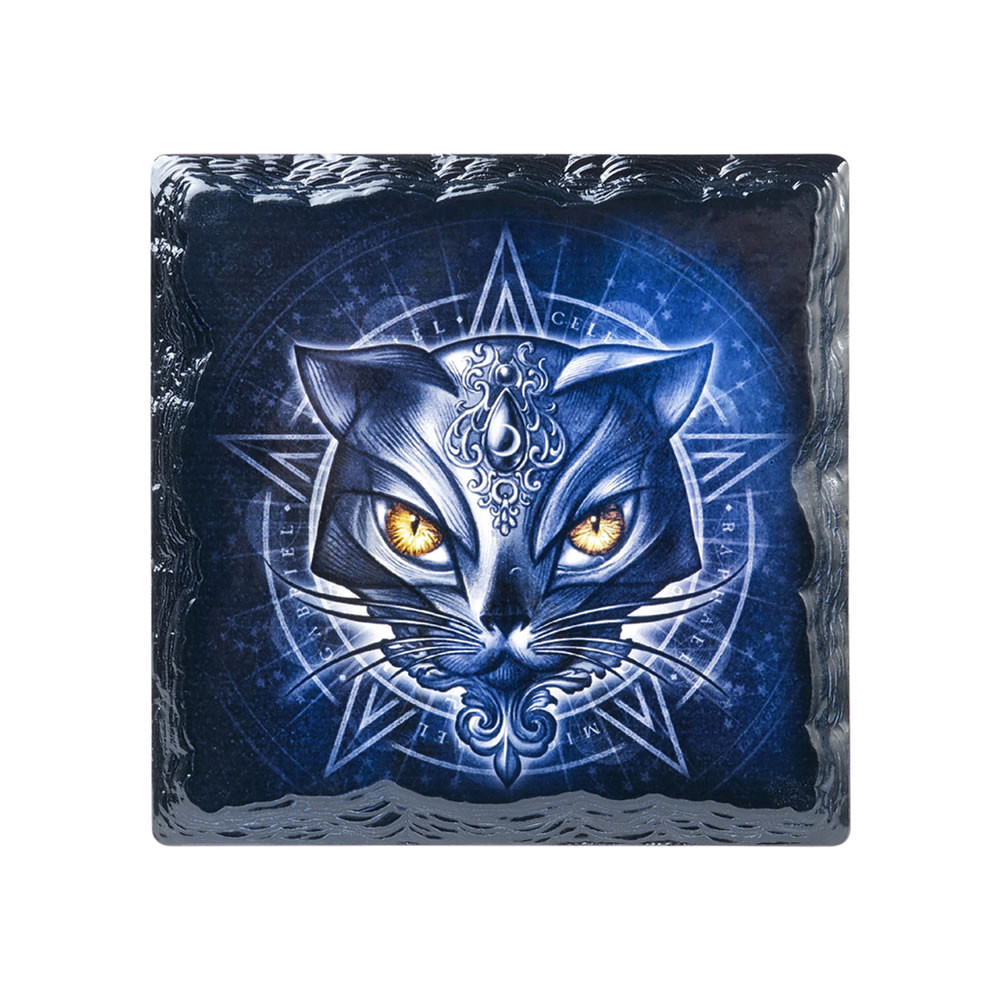 Alchemy Gothic Appendere Mobile Planchette Con Occhi E Simboli, Decorazione Gotica Nera 105 Cm