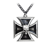 P617 - Black Knight's Cross Pendant