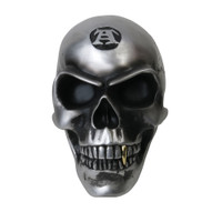 V41 - Large Metalized Colored Skull