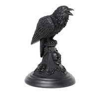 V109 - Poe's Raven Candle Stick