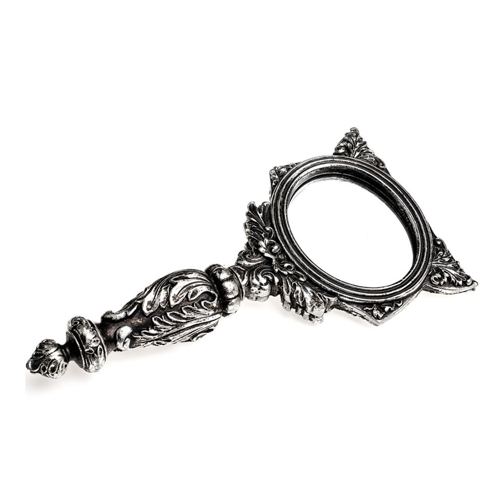 Silver Sacred Cat Hand Mirror | Gothic Home Decor | Alchemy
