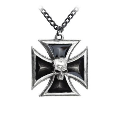 Alchemy England Black Knight's Cross Pendant
