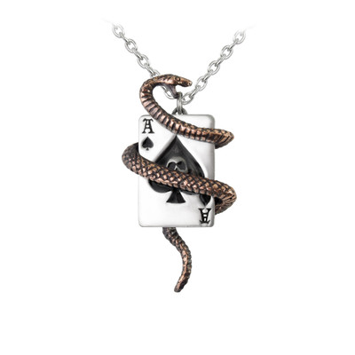 Snake of Aces Pendant