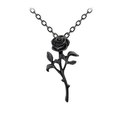 Alchemy England The Romance of the Black Rose Pendant