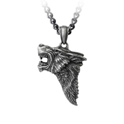 Alchemy England Dark Wolf Pendant