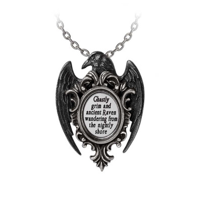 Alchemy England Quoth the Raven Pendant