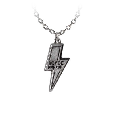 Alchemy England AC/DC PWR/UP Flash Logo Pendant