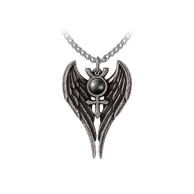 ALCHEMY GOTHIC: ANGELICUS Necklace 天使 Angel of Mercury Pendant | Handmade Gothic Jewelry | Alchemy