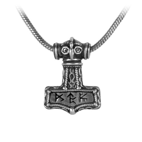 P338 - Bindrune Hammer Pendant