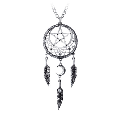 P873 - Pagan Dream Catcher Pendant