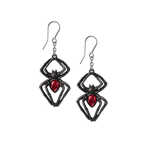 E428B - Black Widow Earrings