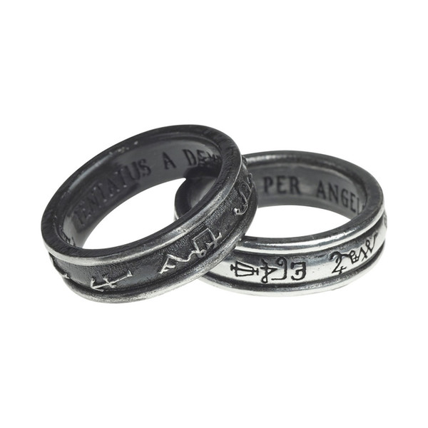 Alchemy England Demon Black & Angel White Ring Alchemy England Demon Black & Angel White Ring
