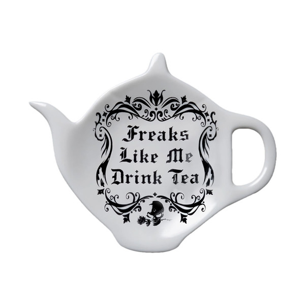 Alchemy England Freaks Like Me Drink Tea Spoon Rest Alchemy England Freaks Like Me Drink Tea Spoon Rest