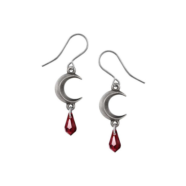 Alchemy England Tears of the Moon Red Earrings