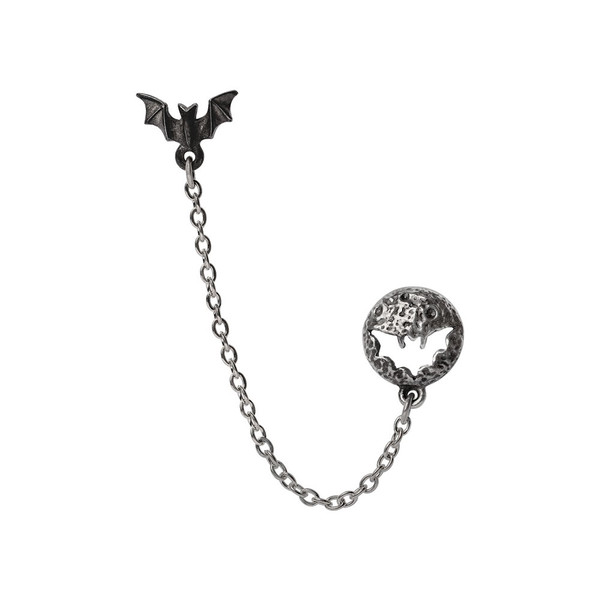 Alchemy England Luna Roost Double Piercing Stud Earring