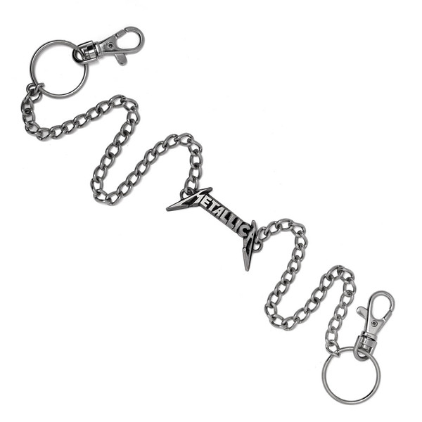 Alchemy England Metallic Logo Wallet Chain