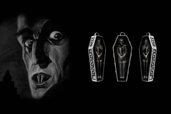 Nosferatu's Rest Pendant: A Gothic Tribute