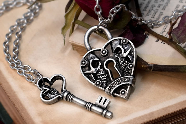 National Best Friends Day: Gothic Friendship Necklaces