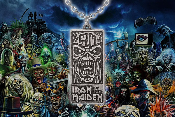 Official Iron Maiden Jewelry: 50th Annivesary Pendant