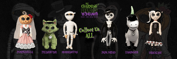 My Charming Dead - Handmade character plush toys