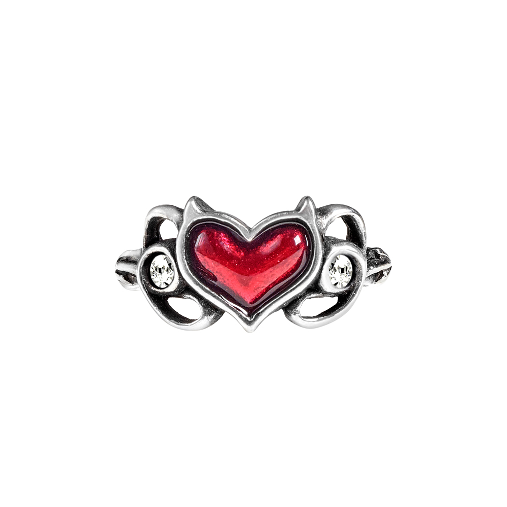 デビルユース Deviluse Tiny Heart Silver Ring-