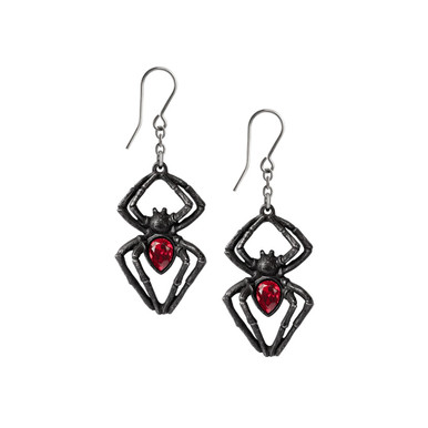 Black Widow Earrings | Handmade Gothic Jewelry | Alchemy