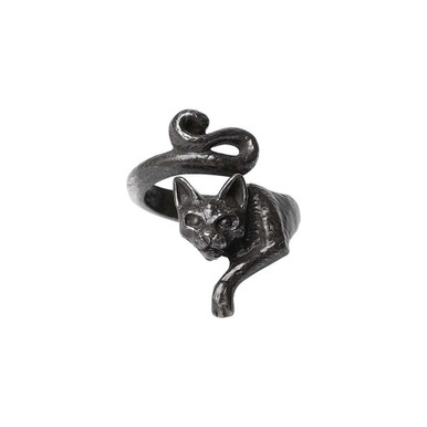 Le Chat Noir Ring | Handmade Gothic Jewelry | Alchemy