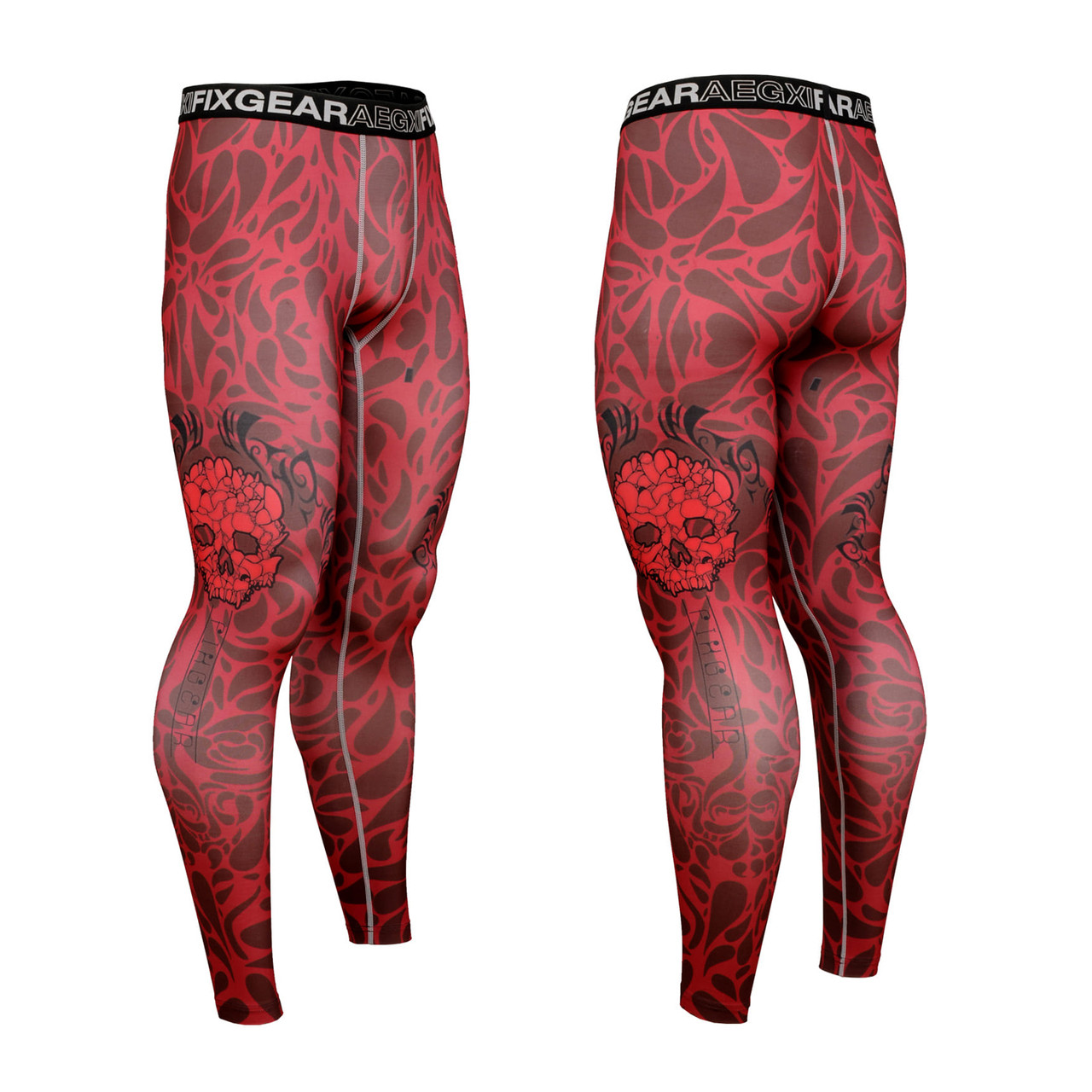 FIXGEAR FPL-19B Compression Base Layer Tights with Wide Waistband