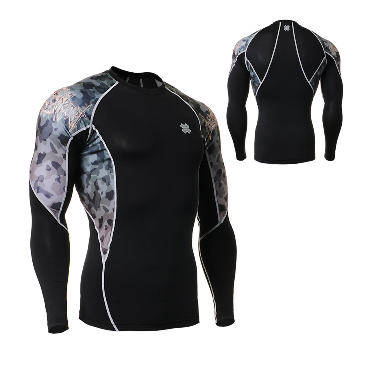 FIXGEAR C2L-B45 Skin tights Compression Base Layer Long Sleeve Shirts