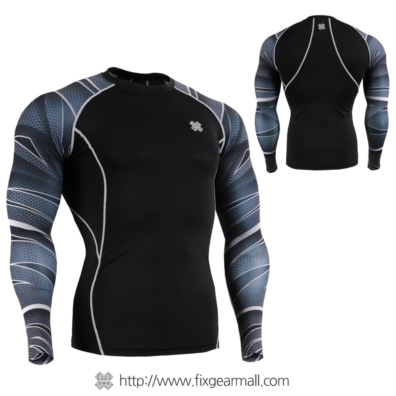 FIXGEAR CPD-B63 Skin Tights Compression Base Layer Shirts