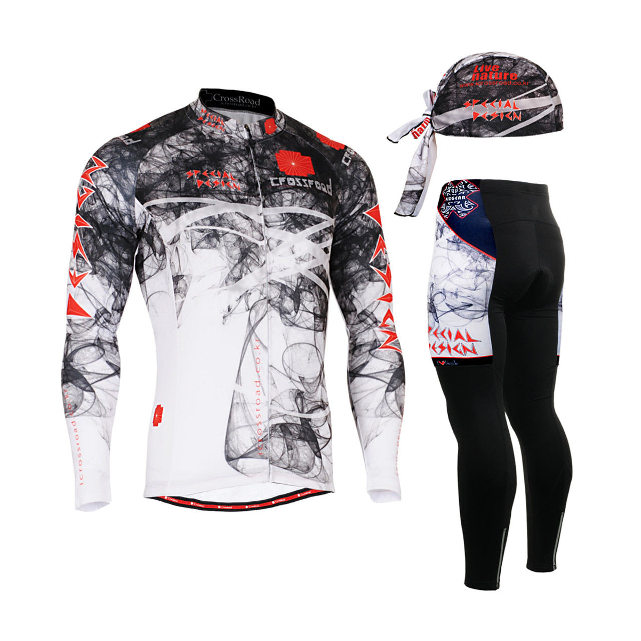 FIXGEAR Cycling Jerseys & Padded Pants CS-2101 SET Unique design ...