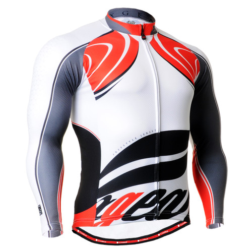 FIXGEAR CS-3601 Men's Cycling Jersey long sleeve front view