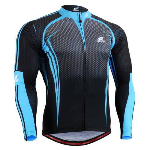 FIXGEAR CS-5601 Men's Cycling Jersey long sleeve front view