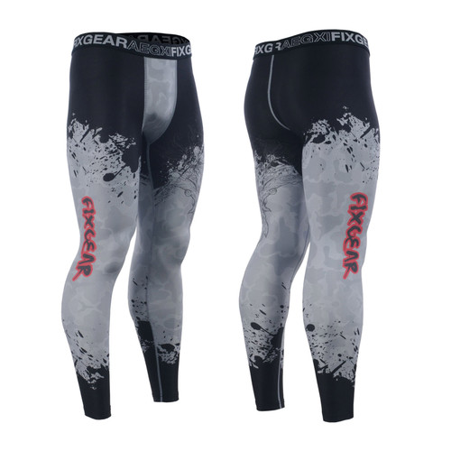 FIXGEAR FPL-S13 Compression Base Layer Tights with Wide Waistband