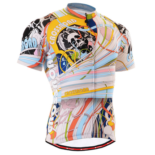 FIXGEAR CS-302 Men's Cycling Jersey Short Sleeve front view