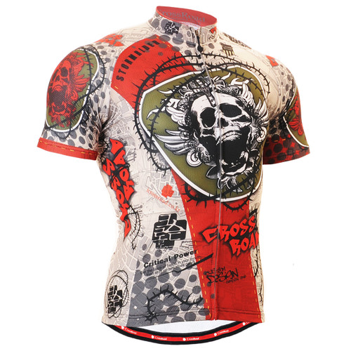 FIXGEAR CS-502 Men's Cycling Jersey Short Sleeve front view