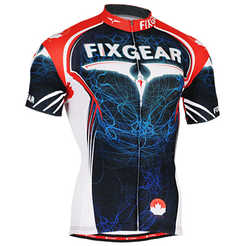 FIXGEAR CS-3502 Men's Cycling Jersey Short Sleeve Front