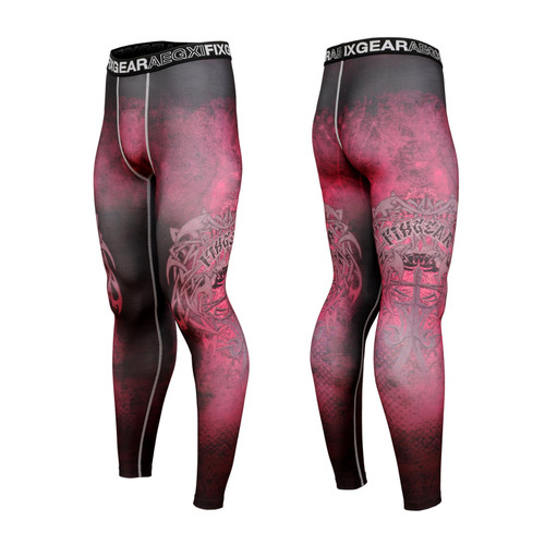 FIXGEAR FPL-S21 Compression Base Layer Tights with Wide Waistband