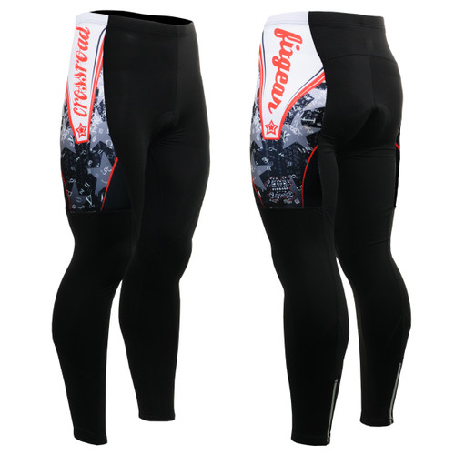 FIXGEAR LT-24 Mens Cycling Padded Long Pants Views