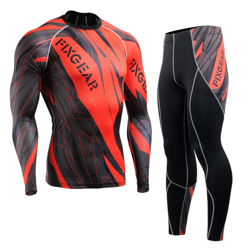 FIXGEAR CFL/P2L-B68 Compression Shirt and Tights Set