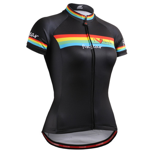 FIXGEAR CS-W202 Women's Short Sleeve Cycling Jersey Front