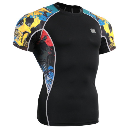 FIXGEAR C2S-B46 Compression Shirts Base Layer Short Sleeve front