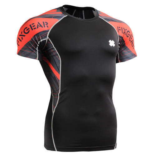 FIXGEAR C2S-B68 Compression Shirts Base Layer Short Sleeve FRONT